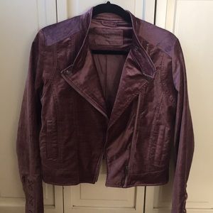 Aeropostale Suede Motorcycle Jacket
